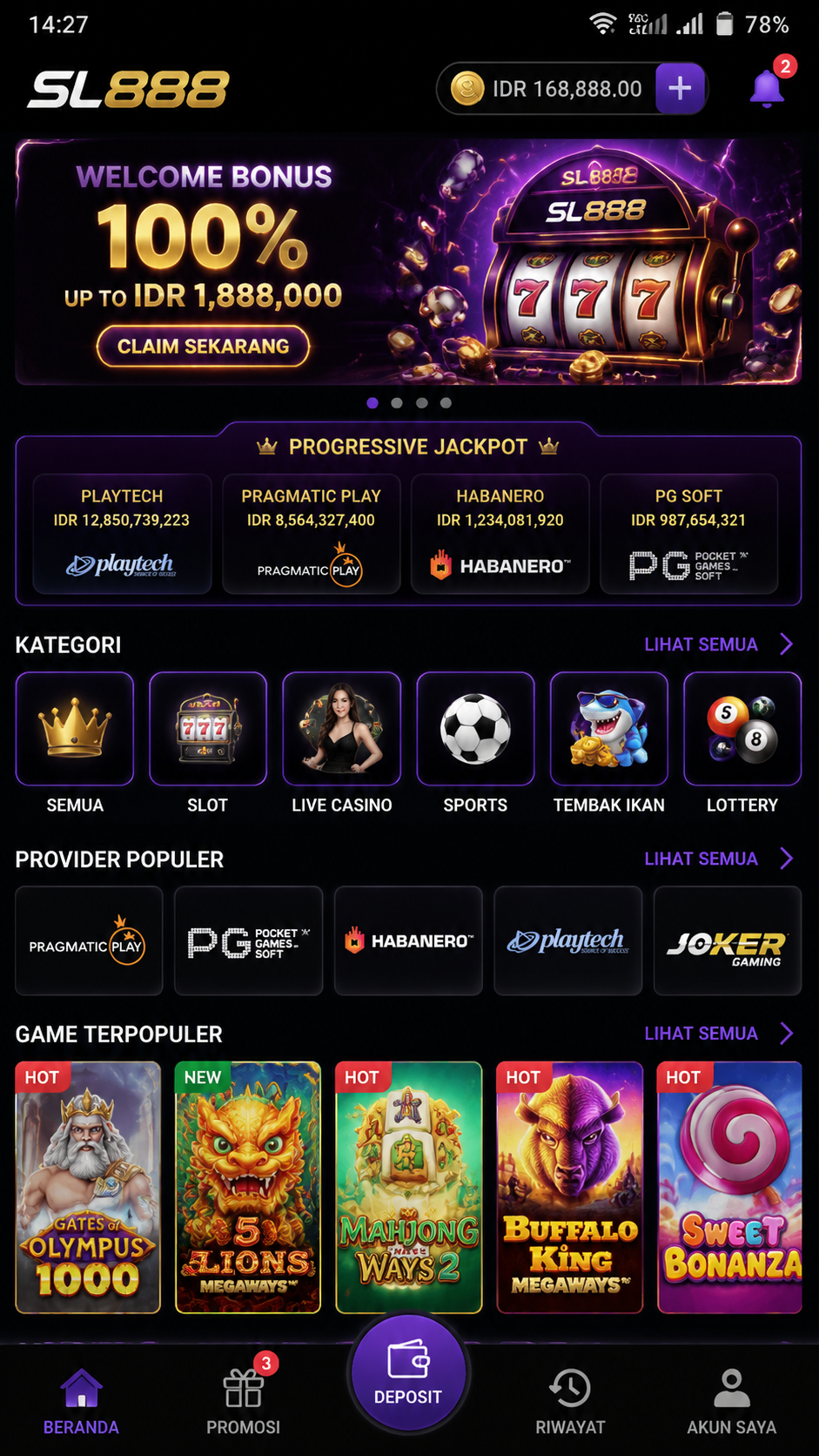 Screenshot 1 sl888